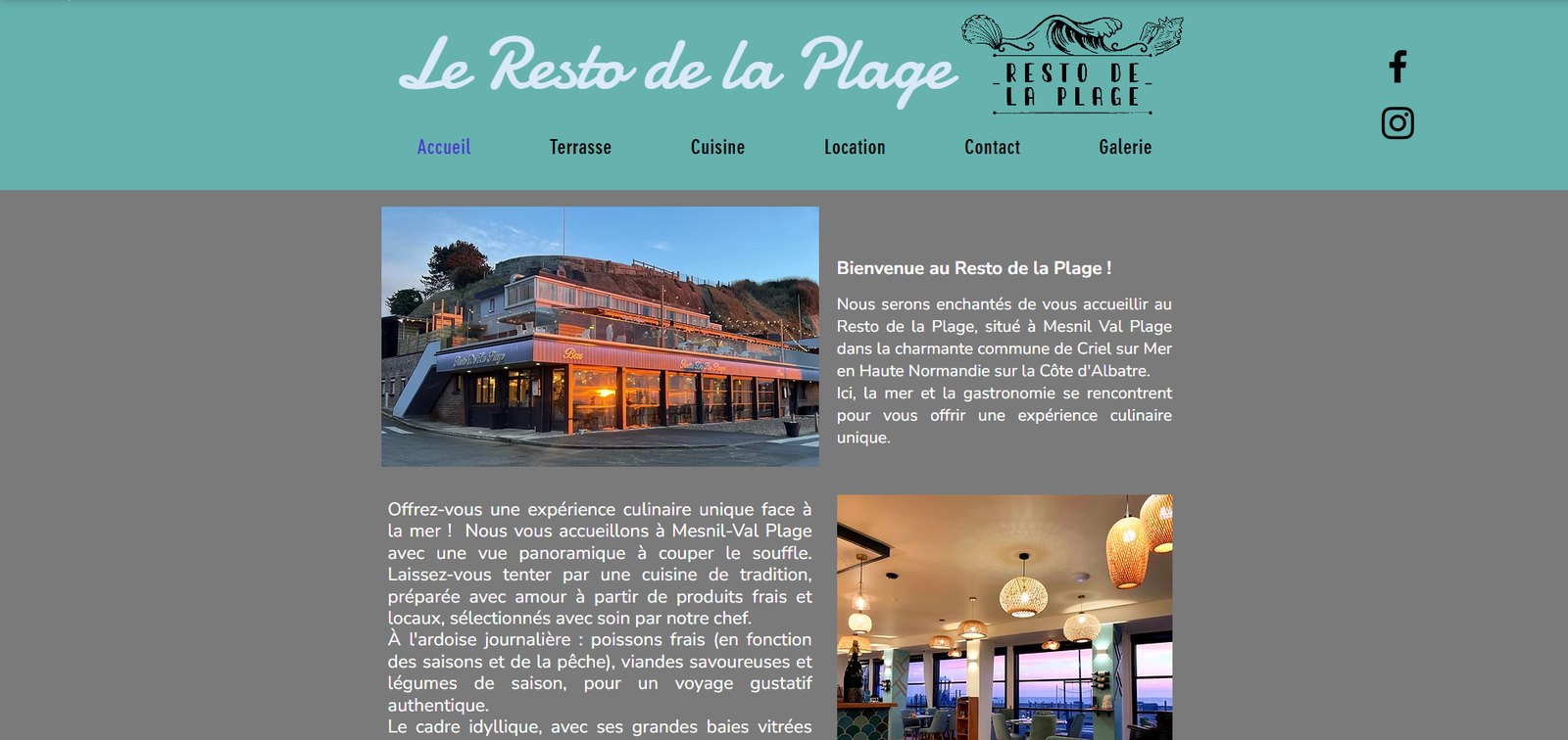 L'ancien site du restaurant avant la refonte